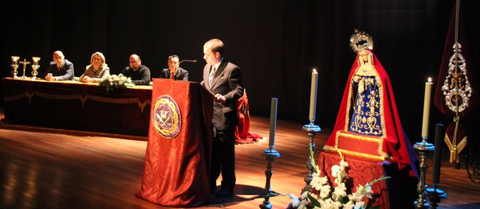 UN MOMENTO DEL PREGON SEMANA SANTA ALMUÑECAR 2014 2