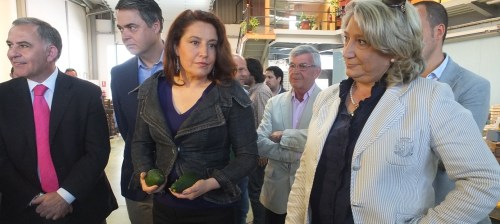ALCALDESA Y CARMEN CRESPO EN NOVOFRUT HOY 14 2