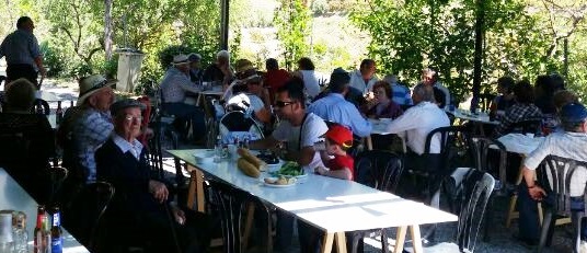 BUEN TIEMPO PARA DISFRUTAR DE ALMUERZO DE HERMANDAD EN PAGO DE GUERRA 14 2