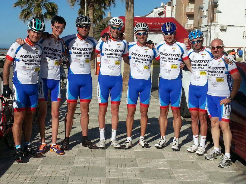 CICLISTA SEXITANOS EN LA MAMOLA PARA ASISTIR A LA SUBIDA HAZA DEL LINO 14