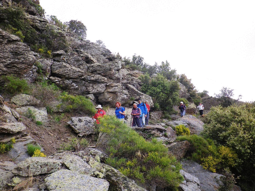 Senderistas sexitanos recorrieron la ruta alpujarreña entre Portugos y Bubión
