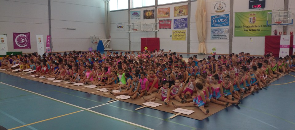 GIMNASTAS PARTICIPANTES EN PABELLON CARTAMA MALAGA 14 2