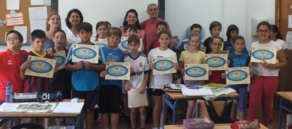 ALUMNOS PARTICIPANTES SIN HUMO EN SANTA CRUZ  ALMUÑECAR 14 2