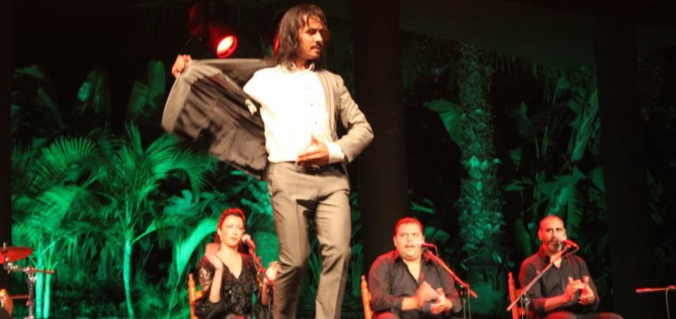 Actuación de Farruquito en el auditorio del parque El Majuelo de Almuñécar