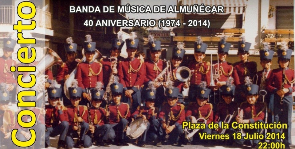 Concierto 40 aniversario de la Banda Municipal de Música de Almuñécar