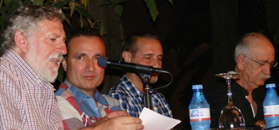 Poesía en La Najarra con los poetas valencianos Vicente Gallego y Carlos Marzal