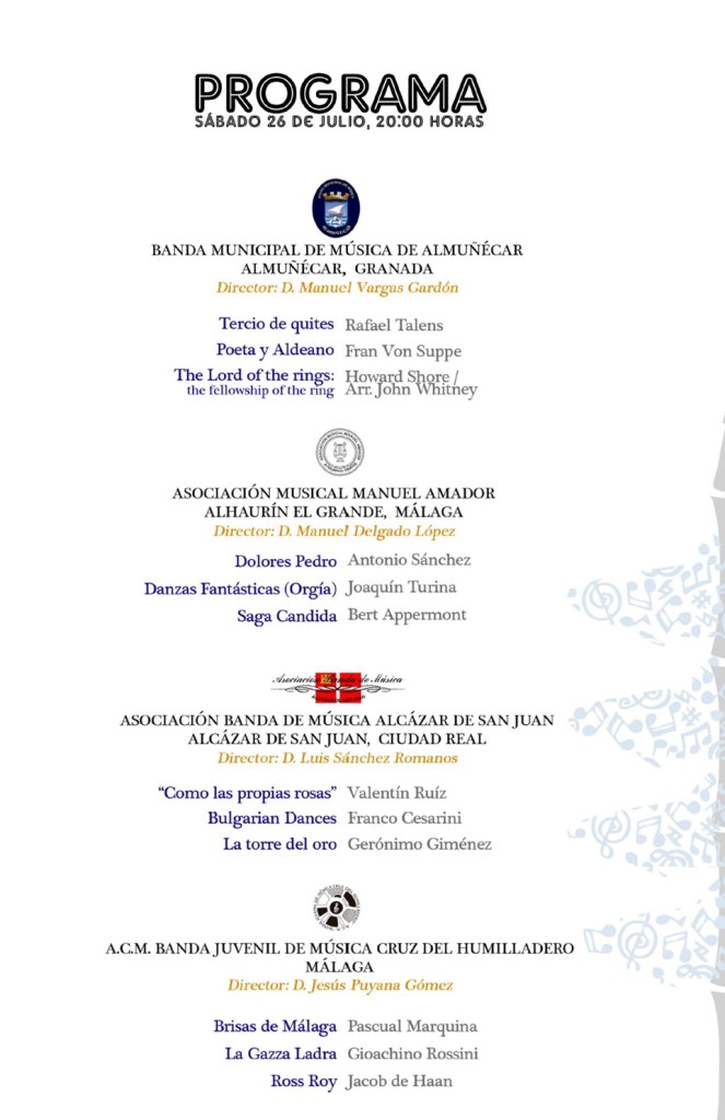 II Certamen Nacional de Bandas de Música "Cruz del Humilladero" de Málaga 