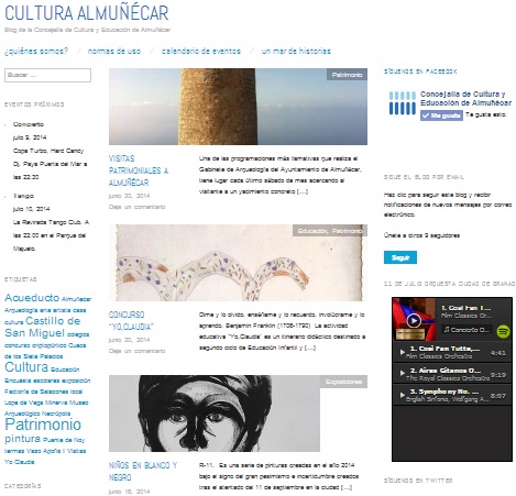 Blog del Área de Cultura del Ayuntamiento de Almuñécar