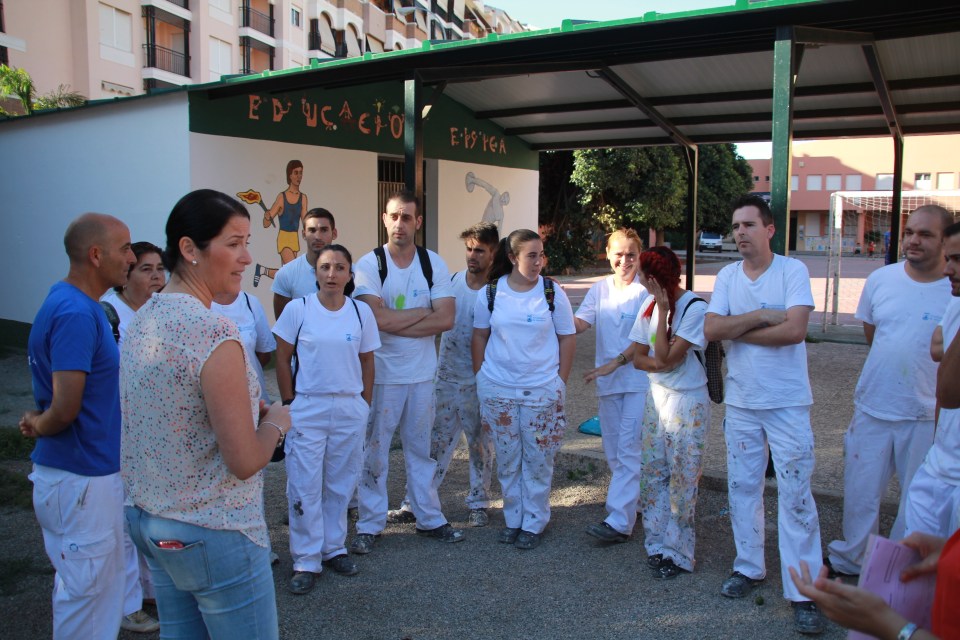 Sección de pintura del programa "Ocupados 2014"