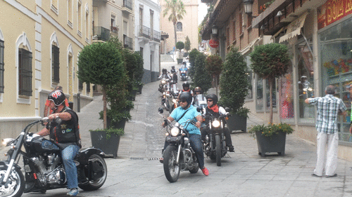 Llega Almuñécar la ruta motero-turística Marruecos - Andalucía