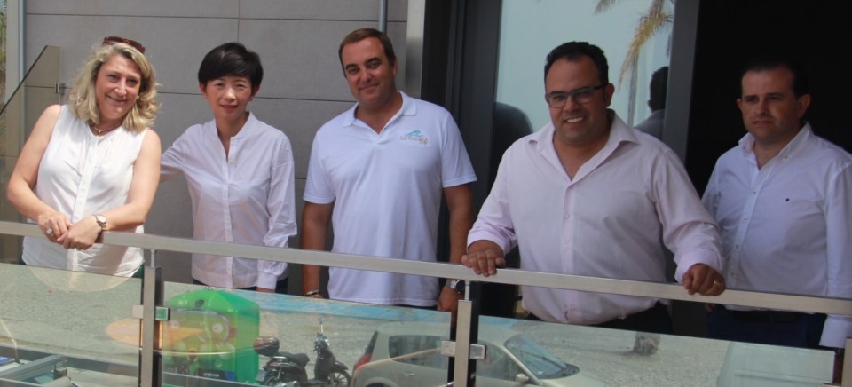 AUTORIDADES Y PROPIETARIOS RECORRIERON LA INSTALACIONES LA CALETA BAY 14 2