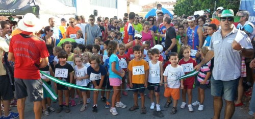 Participación de los más pequeños en la Carrera de la Vega de Almuñécar