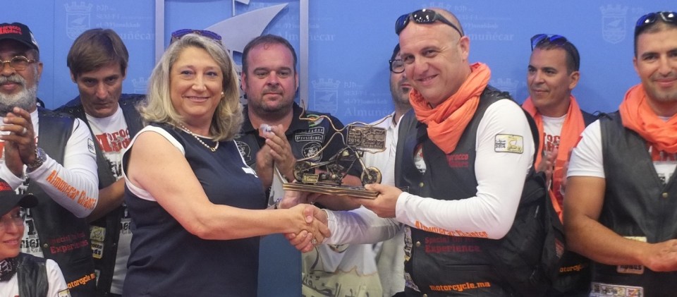 Llega Almuñécar la ruta motero-turística transmediterráneo Marruecos-Andalucía 2