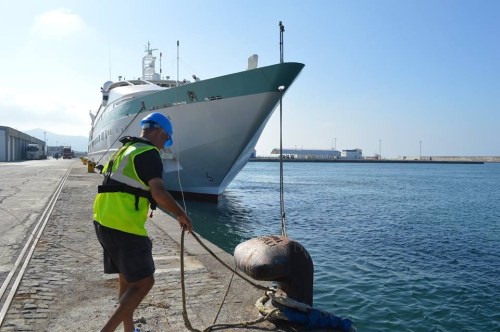 Oficios y personas del Puerto de Motril- Los amarradores 2