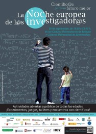 Cartel de La Noche Europea de los Investigadores