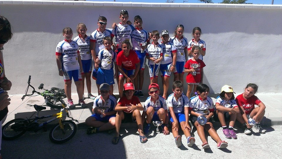 Los ciclistas sexitanos consiguieron nueve podios en Churriana de la Vega