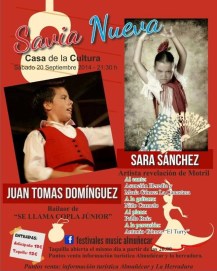 Esta noche flamenco a cargo de "Savia Nueva" en la Casa de la Cultura