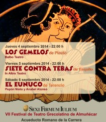 Este jueves arranca el VII Festival de Teatro Grecolatino de Almuñécar