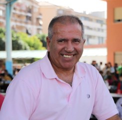 El deportista sexitano Miguel Rivas en el homenaje de CANDA