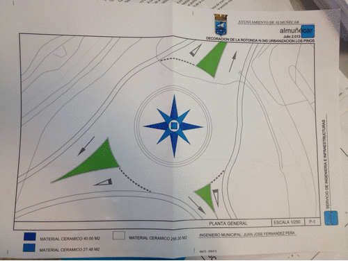 Proyecto de decoración de la rotonda