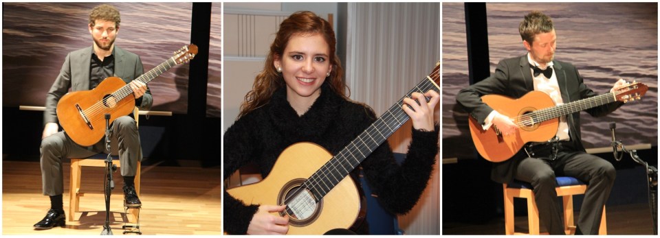 Foto: (de izq. a dch.) Sergio Calero Fernández (Sevilla); Isabel Mª Sánchez Millán (Córdoba); Chris Trueman (Reino Unido)