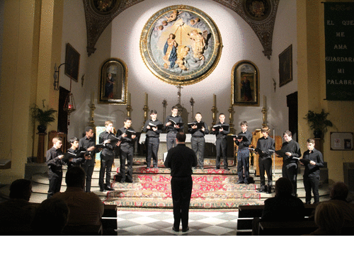 Concierto de Canto Gregoriano en la Iglesia de la Encarnación de Almuñécar