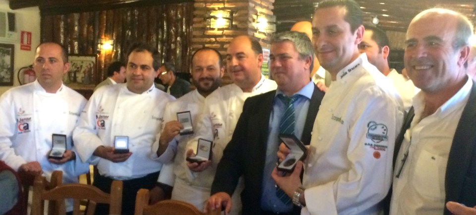 Grupo de ‘Cocineros Granadinos 4.0’, que hicieron una degustación culinaria en Venta Luciano