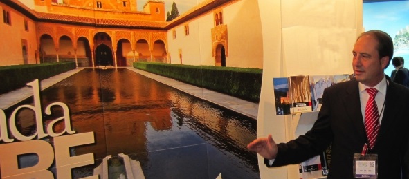 El vicepresidente del Patronato, Francisco Tarifa, en el World Travel Market que se celebra en Londres