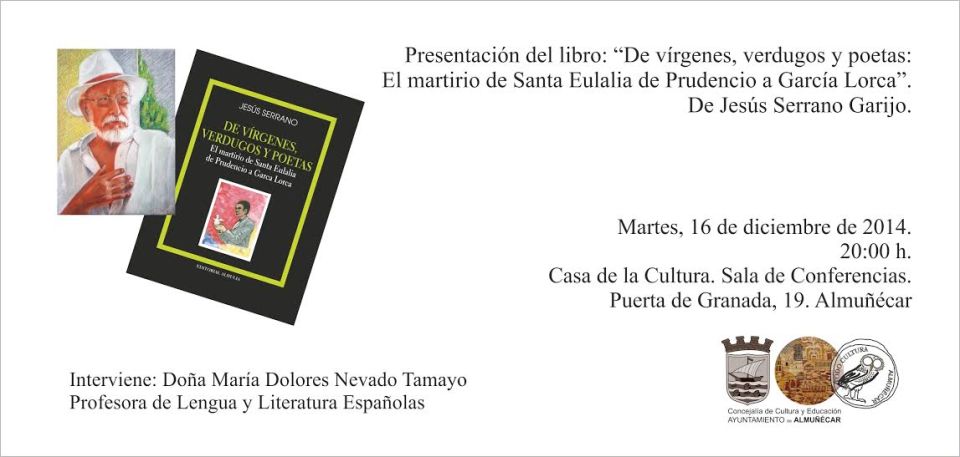 Presentación del nuevo libro de Jesús Serrano en la Casa de la Cultura 