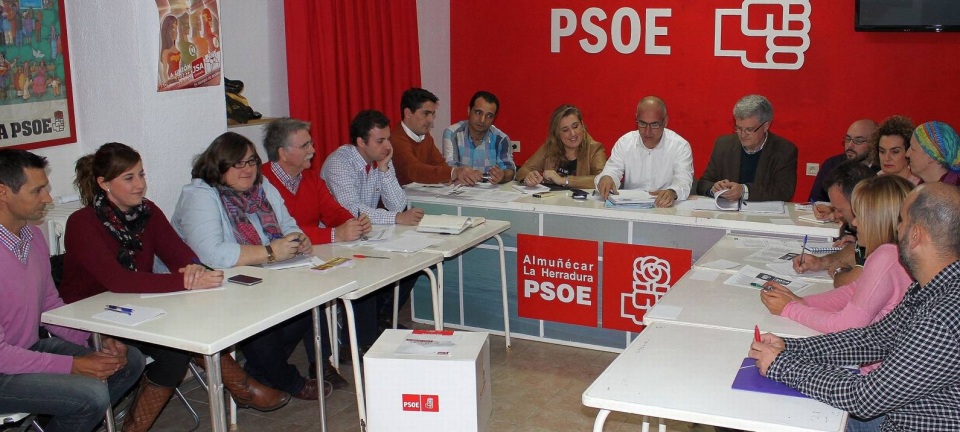 Primera reunión de la ejecutiva del PSOE de Almuñécar y La Herradura