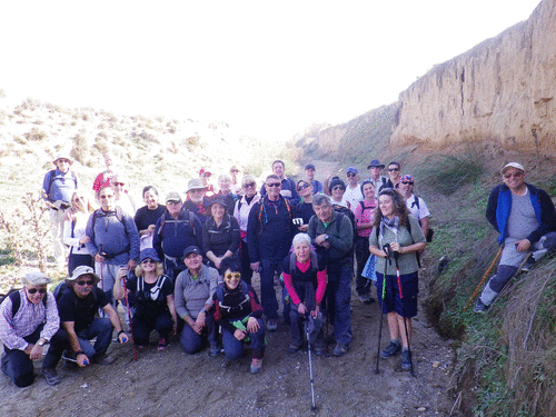 Más de una treintena de senderistas sexitanos participaron en la "Ruta de los pescaderos"