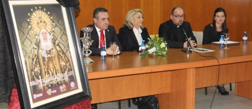 La Virgen de los Dolores imagen del cartel de la Semana Santa sexitana