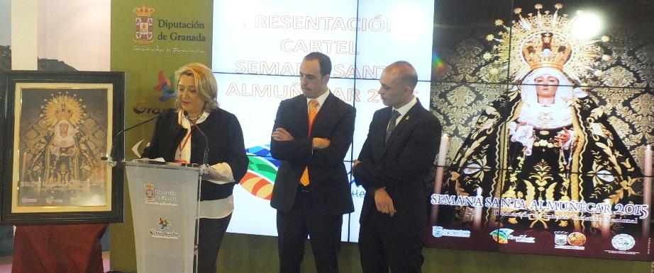 Foto de archivo: Presentación en FITUR del cartel de la Semana Santa de Almuñécar 2015 ACTO PRESENTACION CARTEL SEMANA SANTA ALMUÑECAR EN FITUR 2