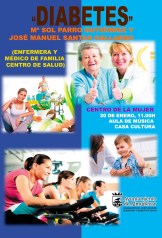 Charla informativa sobre la diabetes este martes en la Casa de la Cultura