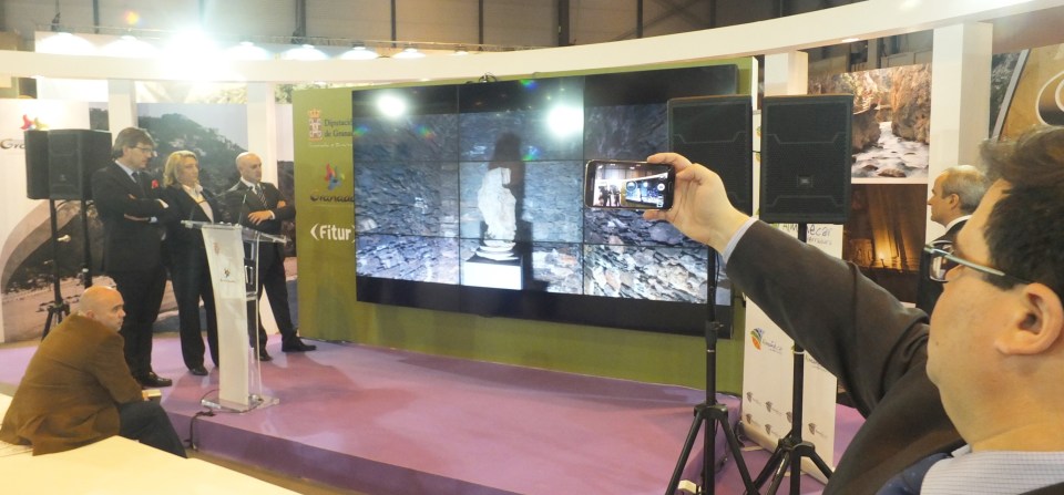 Presentación del DVD de promoción de Almuñécar en Fitur 2015