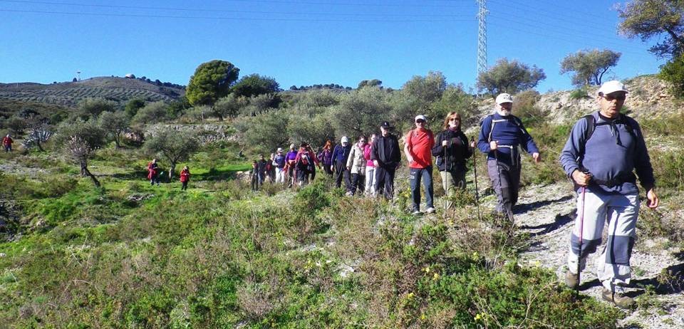 Senderistas sexitanos recorrieron este domingo la ruta entre Jolucar y Gualchos