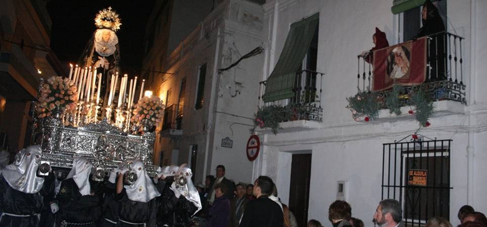 VIRGEN DOLORES LA HERRADURA EN PROCESION SEMANA SANTA 2