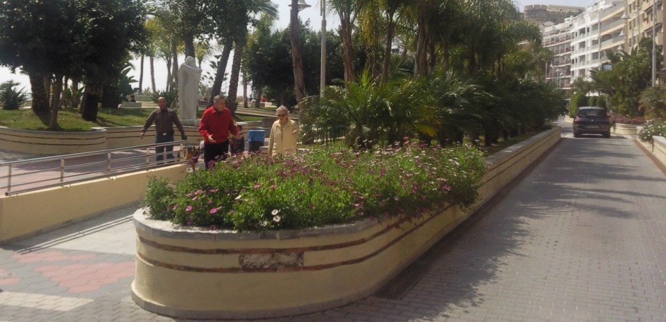 Paseo del Altillo de Almuñécar