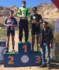 IVAN RUIZ MARTIN EN LO MÁS ALTO PODIO CADETE EN HUERCAL ALMERIA 2