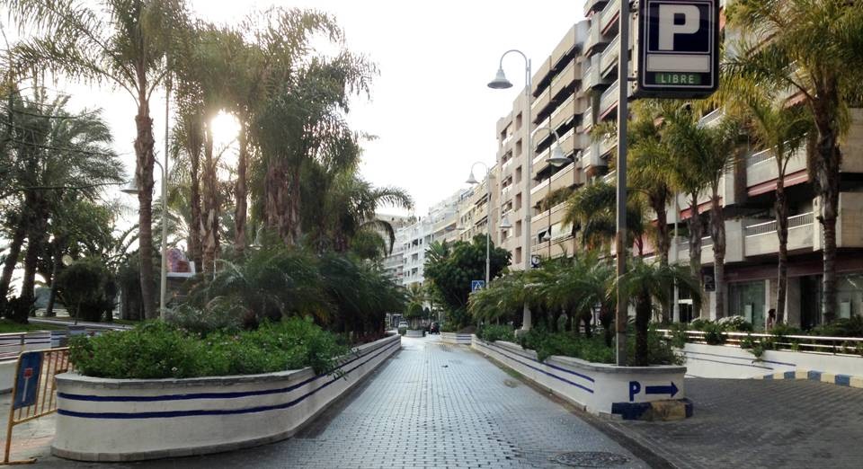 Paseo del Altillo en Almuñécar