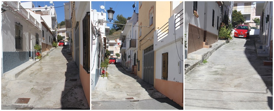 Urbanización de la calle Balandro en el barrio El Espinar de La Herradura