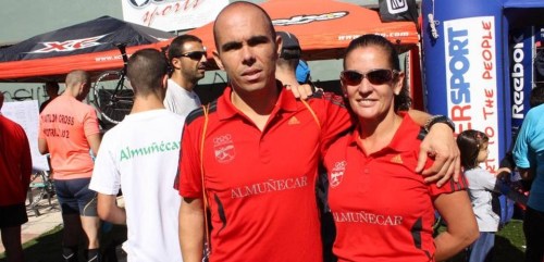Carlos Huertas y Carolina Álvarez, del Club Atletismo Sexitano