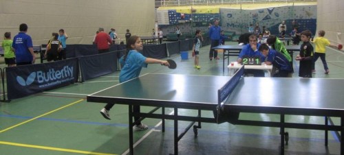 Carlotta Manzoni, del CTM Almuñécar, disputando un partido