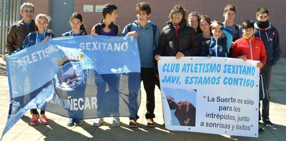 LOS ATLETAS MOSTRARON SU APOYO A JAVI 2