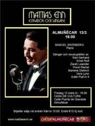 Concierto del artista sueco Mattias Enn este viernes en Almuñécar