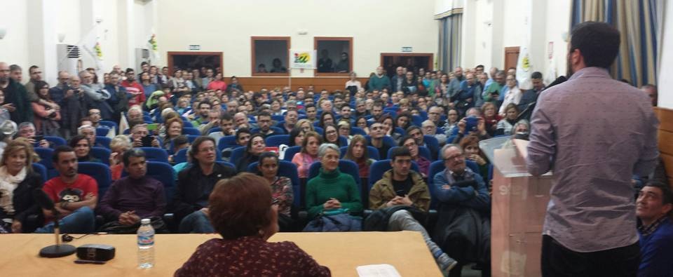Mitin de Alberto Garzón en Motril