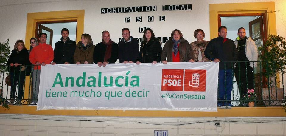 PSOE Pancarta elecciones andaluzas