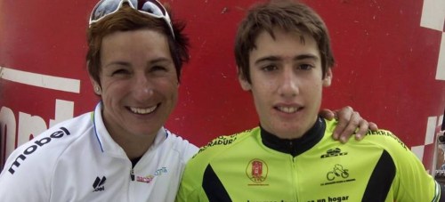 IVAN RUIZ Y LA CAMPEONA MUNDO MTB 2