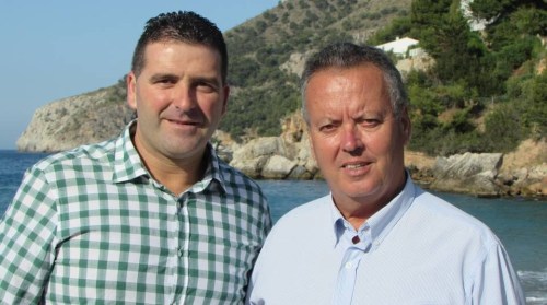 Juan Carlos Rodríguez junto a Juan Carlos Benavides