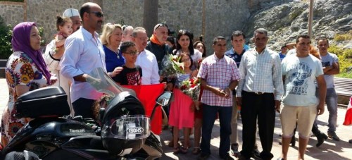ALCALDESA DIO BIENVENIDA A LA COMITIVA DE LA MOROCCO RIDERS 2015